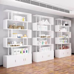 2026 Más Vendido Armario de Almacenamiento de Madera, Estantería y Estante de Exhibición para Salones de Belleza y Peluquería, para Diversos Usos en Barberías, Salones, Gimnasios, Dormitorios, Comedores y Baños - Product Image 3
