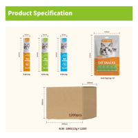 OEM ODM Nourriture Humide pour Chat 15G Délicieuse Nutrition Santé Pochette Échantillon Gratuit Vente en Gros Viande Chat Friandises pour Animaux de Compagnie Snacks
