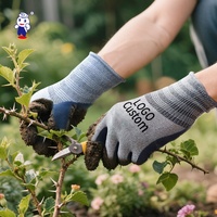 Gants de travail de sécurité résistants aux coupures, avec paume enduite protectrice, pour une manipulation flexible des outils et un maintien optimal.