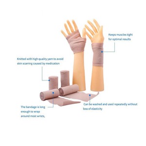 Bandage de compression élastique de 6 pouces, bandage médical pour entorse articulaire, bandage de compression élastique à haute élasticité - Product Image 5