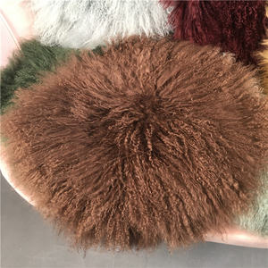 Pelliccia di pelle di capra con capelli lunghi mongoli da 60*120cm - Product Image 6