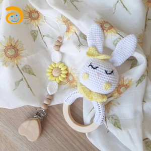 Offre Spéciale : Ensemble de hochets et chaînes de sucette en bois pour bébé, sans BPA, avec ourson au <span class=keywords><strong>crochet</strong></span> - Product Image 6