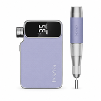 Machine à ongles sans fil Purple Coreless 7800mAh Max 85W, lime à ongles électrique pour usage professionnel en salon de manucure, prise en charge OEM ODM