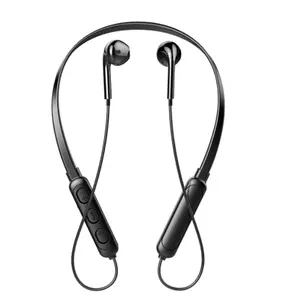 Hot Selling in-ear Magnet style Stereo Headset Wireless Neck Stereo Noise Cancelling Sports Headphones for mobile phone