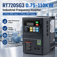 Variateur de fréquence vectoriel industriel haute puissance RT720G3 0,75~110KW pour le contrôle de la vitesse des ventilateurs, des pompes à eau et des moteurs