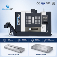 Centre d'usinage vertical VMC1270, fraiseuse CNC 3 axes BT40 8000 tr/min 11 kW 24T ATC, table 1300x700 mm pour la découpe des métaux