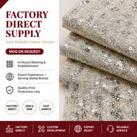 Tissu en tweed uni à paillettes pour sacs, coussins, canapés, jouets – Vente en gros, stock disponible