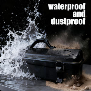 Caja de Herramientas de Metal para Camping Y410, Caja de Almacenamiento Extra Grande, Portátil, Resistente al Agua y al Óxido, Organizador de Herramientas - Product Image 5