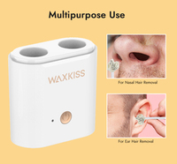 Kit de máquina de encerado profesional con calefacción alimentada por USB con logotipo personalizado para depilación nasal de orejas