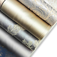 Tissu de rideau en soie de mûrier Jacquard européen de luxe Designs prêts à l'emploi brodés de style arabe vintage pour le rembourrage