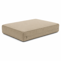 Coussin de banc d'extérieur antidérapant, imperméable, résistant aux UV, avec housse amovible et lavable, en mousse haute densité de 15 cm d'épaisseur