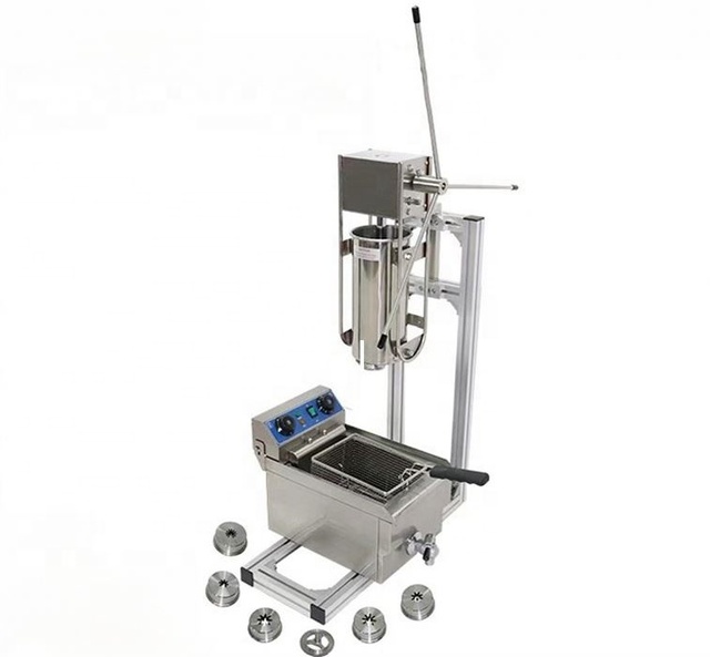 Churros Maker Sausage Stuffer Snack Making Machine Manual Churros Machine Commercial Machine Sausage Filler Machine