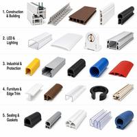 Perfil de Extrusión de ABS, PVC y PP Directo de Fábrica, Junta de Sellado de Borde Extruido, Protector de Canal en U, Fabricante Industrial de Perfiles Rígidos Decorativos