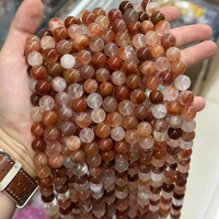 Perles rondes en pierres précieuses naturelles en vrac, 4mm-12mm, Agate Paon, perles en vrac, brin de 15 pouces pour la production d'accessoires de bijouterie