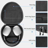 Étui de transport rigide de protection pour casque Apple AirPods Max