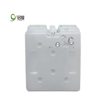 Haute qualité en gros PCM changement de Phase froide matériau Gel sac de glace moderne rayé en plastique refroidisseur congélateur brique de glace pour l'expédition