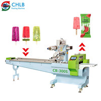 Machine d'emballage horizontale pour glaces, sucettes glacées, emballage en forme de coussin, machine d'emballage pour glaces pour le Sri Lanka