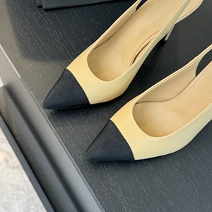 Zapatos planos casuales de microfibra de alta calidad con tacón de perla de 6 cm y punta en pico para damas, estilo de diseñador, antideslizantes. - Product Image 1