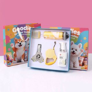 Set de Regalo Ecológico de Artículos para Mascotas de Papel para el Día de San Valentín Chino, para Perros y Gatos, Incluye Correa y Artículos de Cuidado y Aseo - Product Image 3