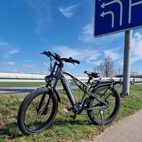 Vélo électrique exclusif transfrontalier Shengmilo MX05, cadre en alliage d'aluminium de 26 pouces, batterie au lithium 48V, vélo de montagne adapté à la neige