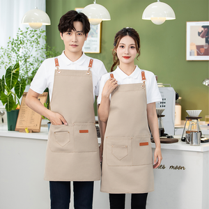 Biểu Tượng Tùy Chỉnh Nhà Bếp Làm Sạch & Nấu Ăn Polyester Tạp Dề Cho Nhà Hàng Và Sử Dụng Hàng Ngày Cho BBQ - Product Image 1