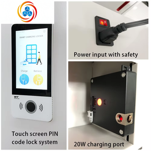 Cerradura Electrónica de 6 Puertas con Pantalla Táctil Capacitiva, Monitor, Carga de Paquetes, Casillero Inteligente - Product Image 6
