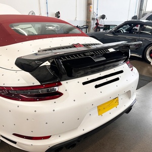Aileron arrière en fibre de carbone OUER 2012-2015 avec ruban adhésif ou vis pour l'installation sur Porsche 911 (991.1) - Product Image 3