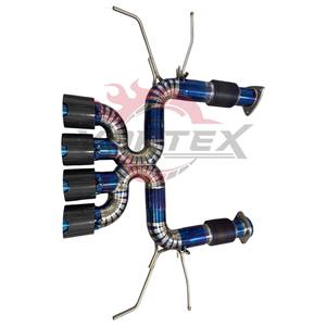 Système d'échappement en alliage de titane Vortex pour Chevrolet Corvette C8 Z06, épaisseur 1,2 mm, finition bleu brûlé, ajustement universel, garantie 24 mois - Product Image 6