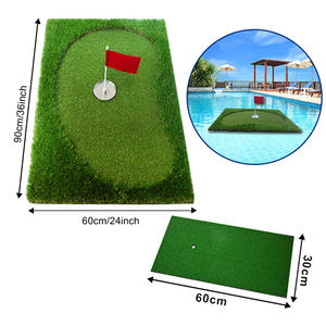 Tapis de golf pour l'entraînement en extérieur avec drapeau pour améliorer la technique de swing et de putting - Product Image 4