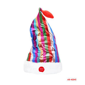 Chapeau <span class=keywords><strong>de</strong></span> Noël électrique HY6, nouveau chapeau <span class=keywords><strong>de</strong></span> Père Noël électrique chantant et dansant, peluche amusante, chapeau <span class=keywords><strong>de</strong></span> Père Noël <span class=keywords><strong>qui</strong></span> bouge - Product Image 6