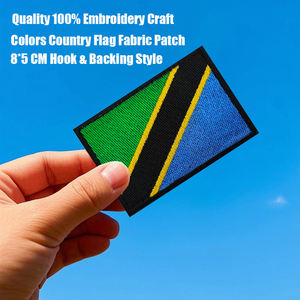 Nombreux choix broderie afrique broderie drapeau Patch pour tactique Sports de plein air étiquettes en tissu pour sac à dos à coudre gilet homme - Product Image 4
