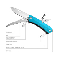 GHK Pince multifonctions de poche pour l'extérieur de haute qualité Tournevis Lame Clé à molette Règle Lime pour le camping Survie Randonnée OEM