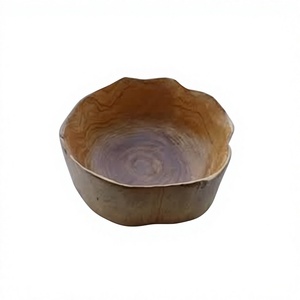 Tazón de Servir de Madera de Acacia de Lujo, Pulido, con Impresión Personalizada, Ecológico, Estilo Vintage, para Servidores de Comida y Restaurantes, BS INTERNATIONAL - Product Image 5