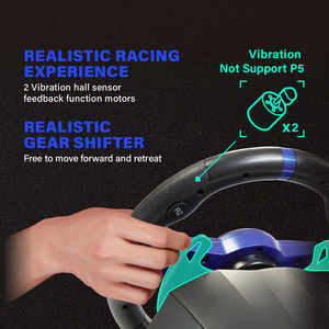 Juego de dirección de juego Real Feedback M111 para expertos en simulación de conducción - Product Image 6