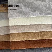 Tissu d'ameublement jacquard uni coupé sur mesure pour la fabrication et la décoration de meubles