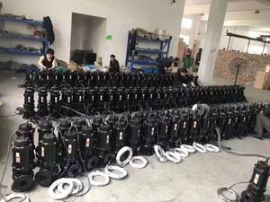 La pompe à eaux usées submersible 220V a un débit de 10 mètres cubes par heure, une hauteur de refoulement de 10 mètres et une puissance de 0,75 kW - Product Image 3