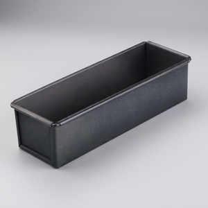 ATLAS STAR Aluminum Alloy Black 250g Non-Stick Rectangle Easy Clean Durable Oven-Safe <b>Baking</b> Loaf Pan W/O Lid Japanese Milk - Product Image 1