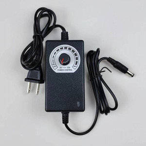 Có thể điều chỉnh 3-12v2a DC Power adapter LED dải ánh sáng điều khiển tốc độ mờ cung cấp điện cho động cơ quạt pháo Blower Máy bơm nước PC - Product Image 1