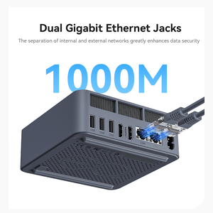 Nouveau 2026 pour EQi12 D4 <span class=keywords><strong>I3</strong></span> 1220P Mini PC de bureau LPDDR5 16 Go 24 Go RAM PCIe3.0 500 Go 1 To SSD 4K 1000M LAN Usage professionnel - Product Image 3