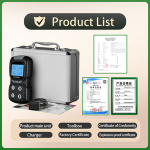 El yanıcı ve toksik gaz dedektörü, hidrojen etanol (C2H6OH) sızıntı alarmı taşınabilir kapalı alan gaz analizörü - Product Image 6