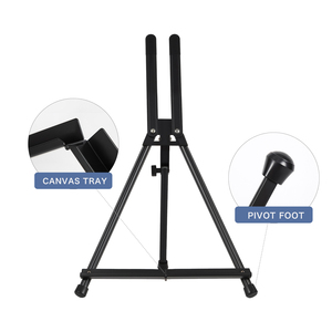 Bán buôn xách tay điều chỉnh kim loại mini hiển thị <span class=keywords><strong>Tabletop</strong></span> nghệ thuật giá vẽ - Product Image 4