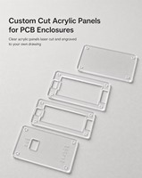 Service de découpe laser et gravure sur feuilles acryliques sur mesure, panneaux transparents pour boîtiers de circuits imprimés