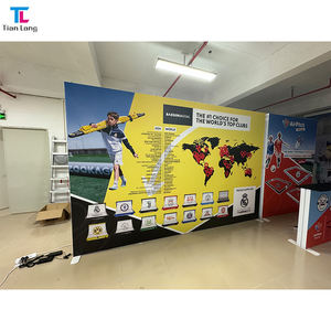 TianLang perfil de aluminio borde iluminado sin marco exposición Convención telón de fondo soportes de exhibición para ferias comerciales exhibiciones - Product Image 6