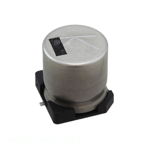 Condensador Original de Montaje Superficial 100SGV47M12.5X13.5 CAP ALUM 47UF 20% 100V SMD 47 uF - Product Image 1