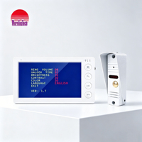 Kit de vidéophone Morning Tech avec écran TFT 7 pouces, design résistant aux intempéries, installation facile, moniteur LCD, volume et luminosité réglables