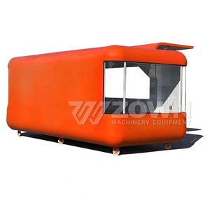 Mobile Street Food <b>Trailer</b> Industrial Grade Concession Food <b>Trailer</b> Rust Resistant Mobile Vending Cart - Product Image 6