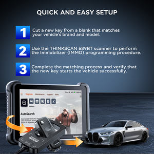 Programmateur de clés de voiture intelligent universel TKEY 101 avec 6 télécommandes, système antivol, clonage de puces, outil <span class=keywords><strong>Smartkey</strong></span> Toyota - Product Image 4