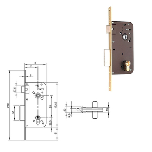 Serratura Yale 800-hl/80x50 - Product Image 2
