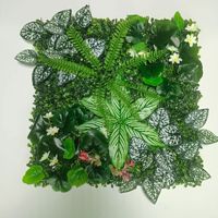 Fournisseur de plantes artificielles, murs végétaux artificiels pour l'extérieur et l'intérieur, gazon artificiel 50*50cm pour la décoration murale végétale, vente en gros