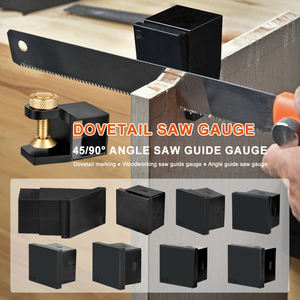 9 in1 Holz bearbeitungs werkzeuge für Tischler Kupfer Schwalben schwanz marker <span class=keywords><strong>Hand</strong></span> geschnittene Holz verbindungen Messgerät Schwalben schwanz führung - Product Image 2